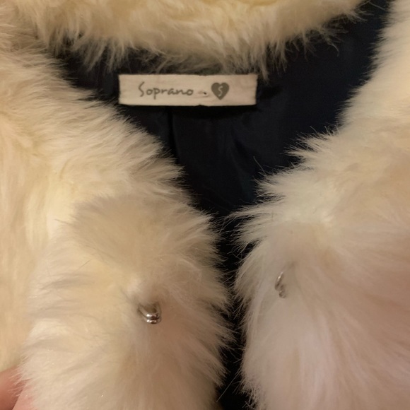 Faux Fur Colorblock Coat - Picture 2 of 2